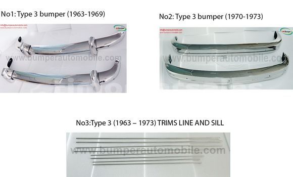Buy Vw Type 3 bumper and trim in Ainaro in Ainaro Buy Vw Type 3 bumper and trim in Ainaro in Ainaro