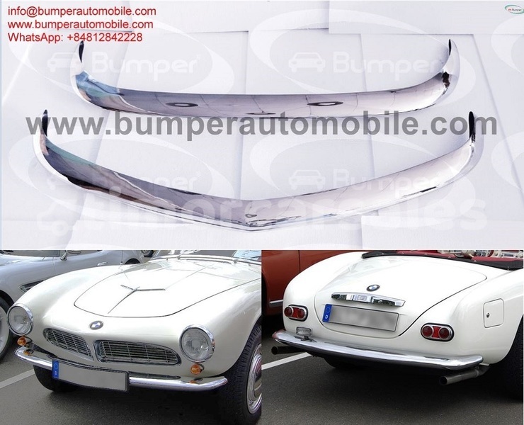 Big with watermark bmw 507 series ii roadster 1956 1959 bumper new 2