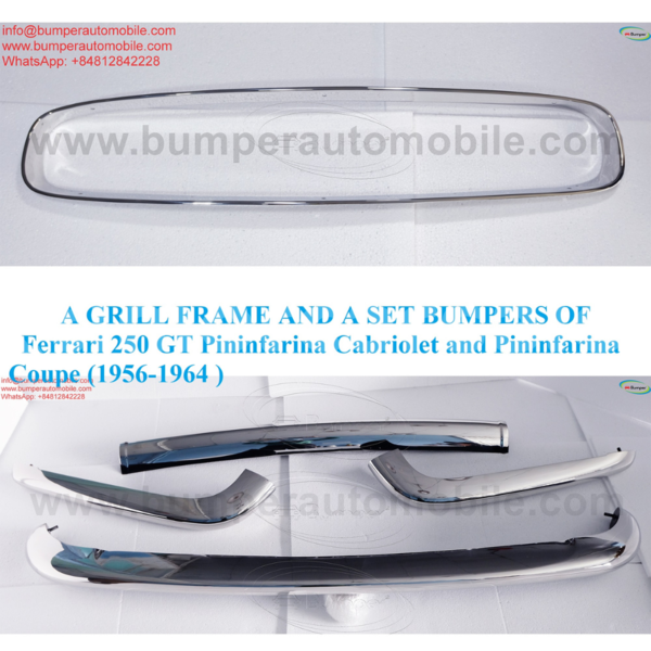 Big with watermark 1 ferrari 250 gt coup%c3%a9 cabriolet pininfarina s2 1956 1964 bumper and grill frame 5