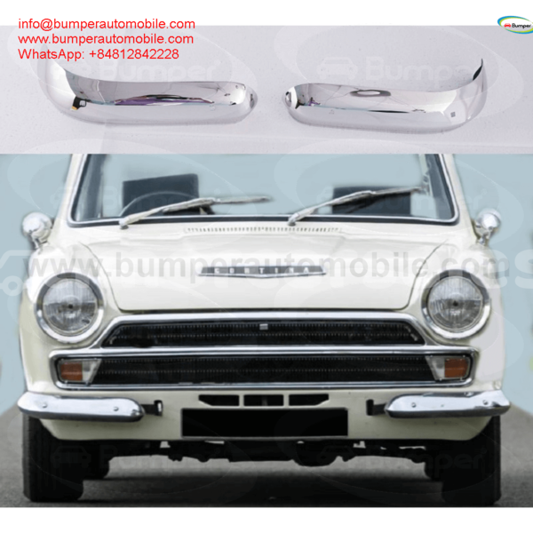 Big with watermark ford lotus cortina mk1 front bumper quarter 1