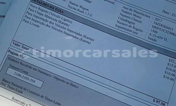 Buy Used Toyota Rush White Car in Dili in Dili Buy Used Toyota Rush White Car in Dili in Dili